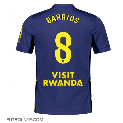 Camiseta Atletico Madrid Pablo Barrios #8 Visitante Equipación 2025-26 manga corta